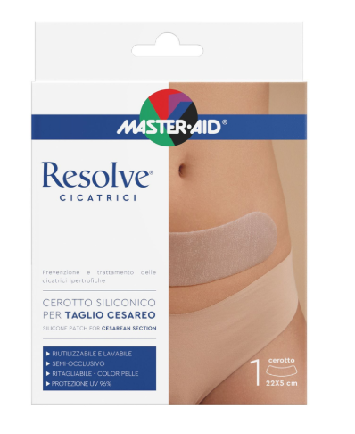 RESOLVE Cerotto Siliconico Taglio Cesareo 22x5cm